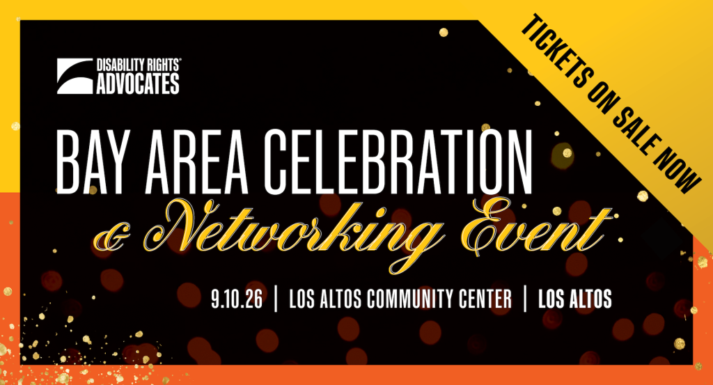 DRA logo + "Bay Area Celebration & Networking Event, 9.10.26, Los Altos Community Center, Los Altos" + "Tickets on sale now"